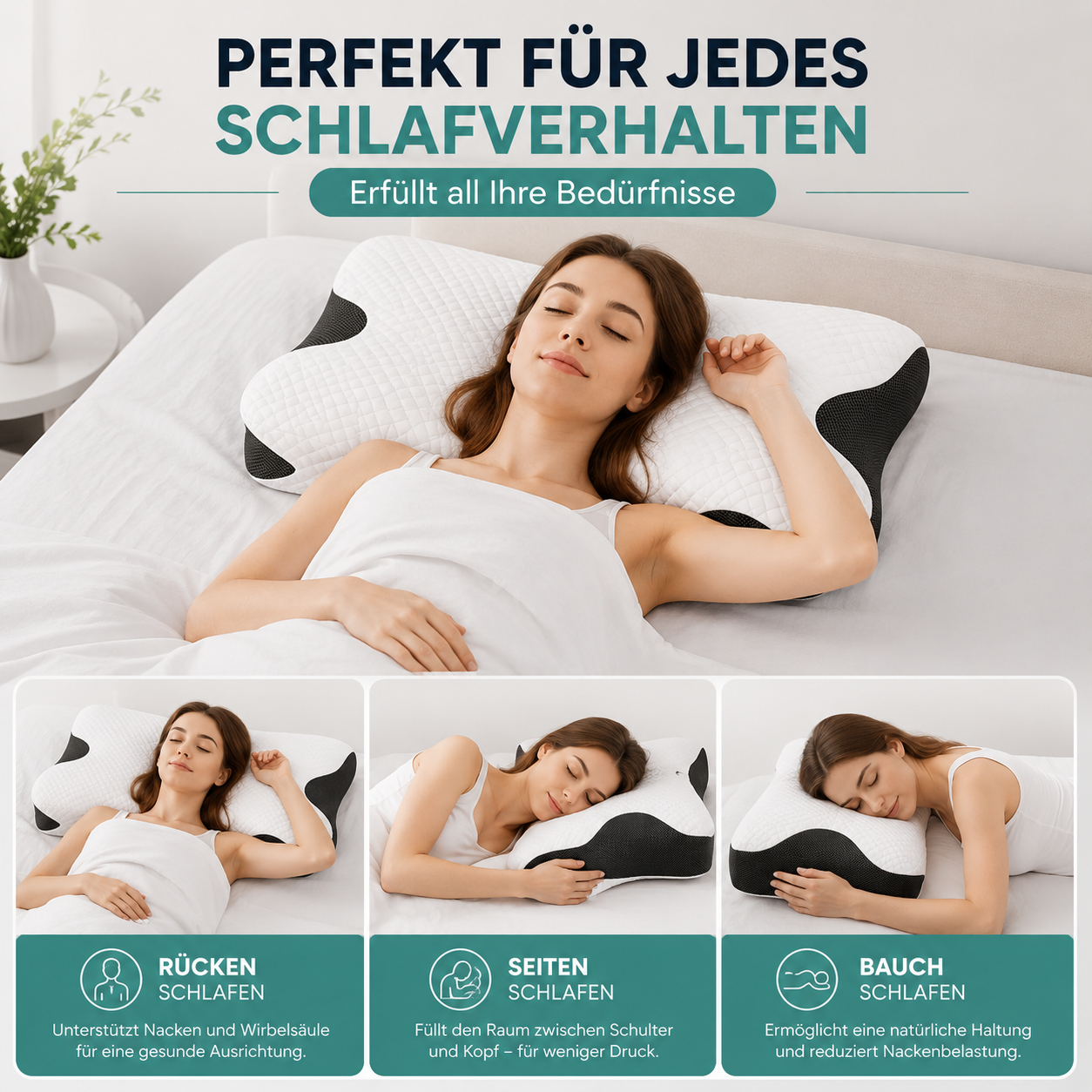 Orthopädisches Nackenkissen