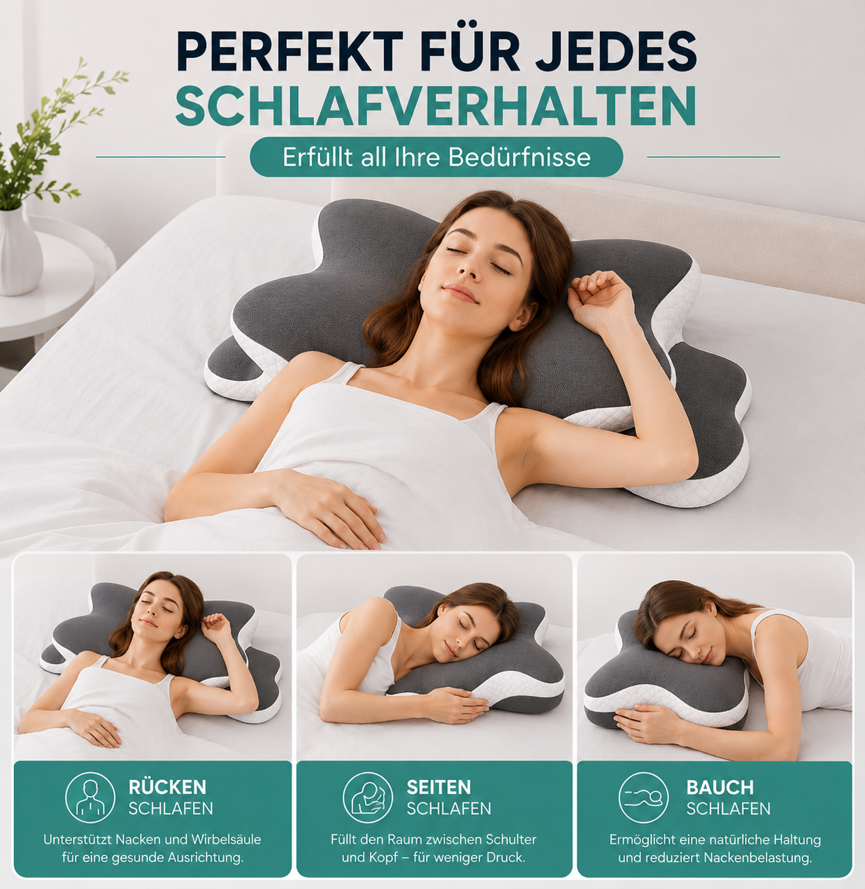 Novura Orthopädisches Nackenkissen